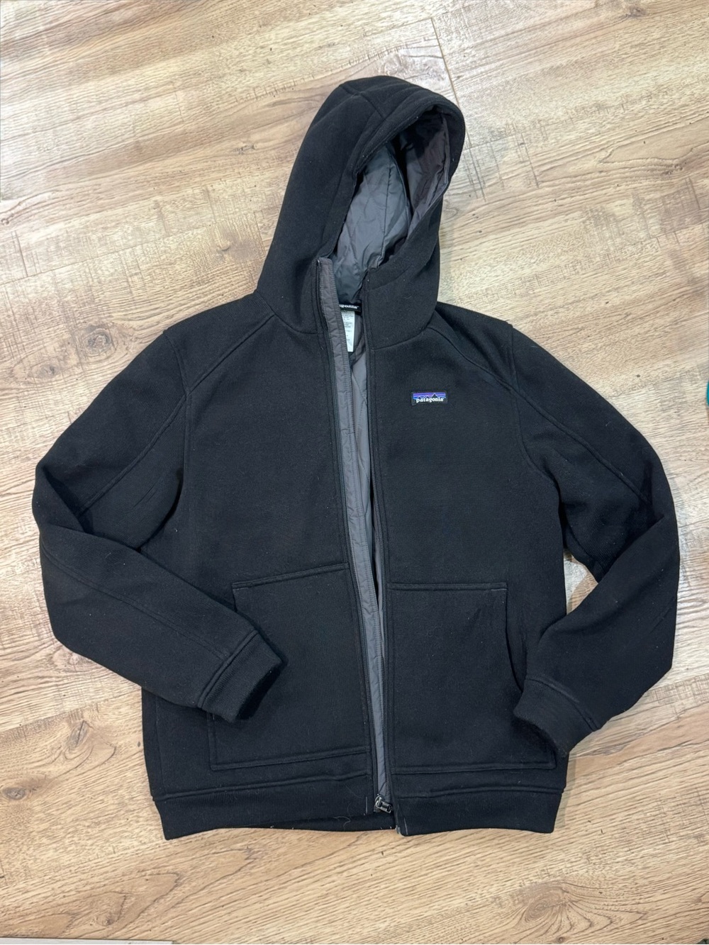 Patagonia Black Insulated Better Sweater Hooded Jacket